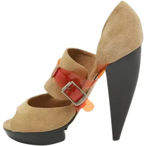 Pre-owned Wildleder heels , Damen, Größe: 37 EU - Chloé Pre-owned - Modalova