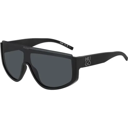 Schwarz/Graue Sonnenbrille HG 1283/S , Herren, Größe: ONE Size - Hugo Boss - Modalova