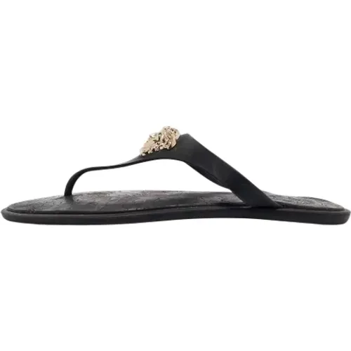 Pre-owned Flats, female, , Size: 7 US Pre-owned Rubber sandals - Versace Pre-owned - Modalova