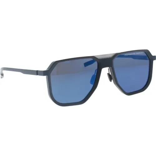 Blaue Verspiegelte Sonnenbrille mit Garantie - Porsche Design - Modalova