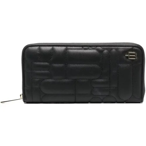 Matelassé Zip Wallet , female, Sizes: ONE SIZE - Baldinini - Modalova