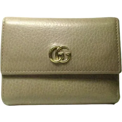 Pre-owned Wallets, female, , Size: ONE SIZE Pre-owned Leather wallets - Gucci Vintage - Modalova