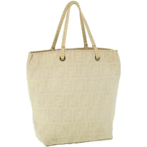 Pre-owned Tote Bags, female, , Size: ONE SIZE Pre-owned Canvas fendi-bags - Fendi Vintage - Modalova