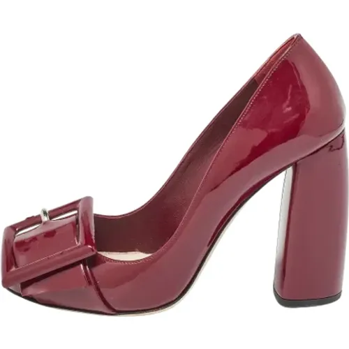 Pre-owned Pumps, female, , Size: 6 US Pre-owned Leather heels - Miu Miu Pre-owned - Modalova