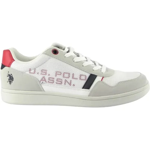 Sneakers, male, , Size: 8 US White Sneakers - U.s. Polo Assn. - Modalova