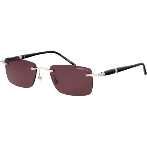 Stylish Sunglasses Mb0344S , male, Sizes: 54 MM - Montblanc - Modalova