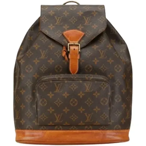 Pre-owned Backpacks, female, , Size: ONE SIZE Pre-owned Canvas backpacks - Louis Vuitton Vintage - Modalova