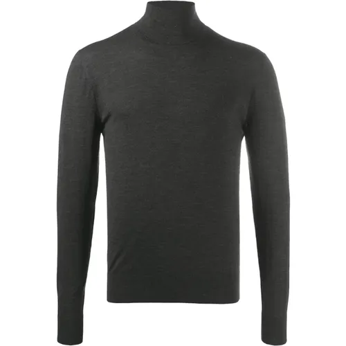 Grauer Rollkragenpullover aus Schurwolle - Dolce & Gabbana - Modalova