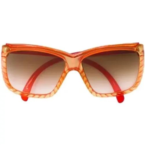 Pre-owned Accessories, female, , Size: ONE SIZE Pre-owned Acetate sunglasses - Dior Vintage - Modalova