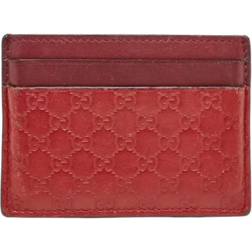 Pre-owned Wallets, female, , Size: ONE SIZE Pre-owned Leather wallets - Gucci Vintage - Modalova