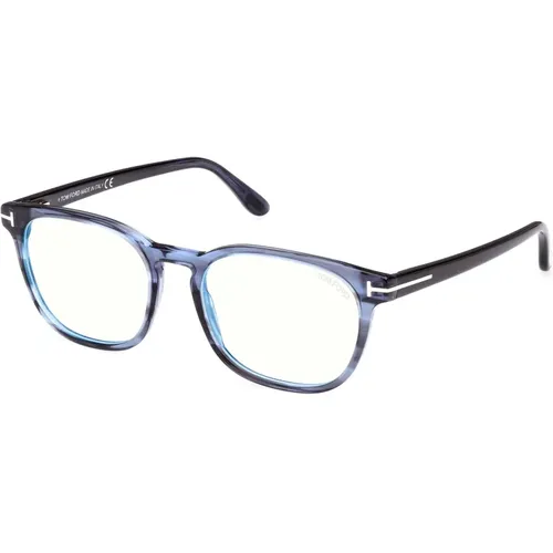 Glasses, male, , Size: 51 MM Square Bold Eyeglasses Collection - Tom Ford - Modalova