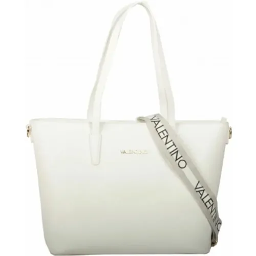 Weiße synthetische Damenhandtasche , Damen, Größe: ONE Size - Valentino by Mario Valentino - Modalova