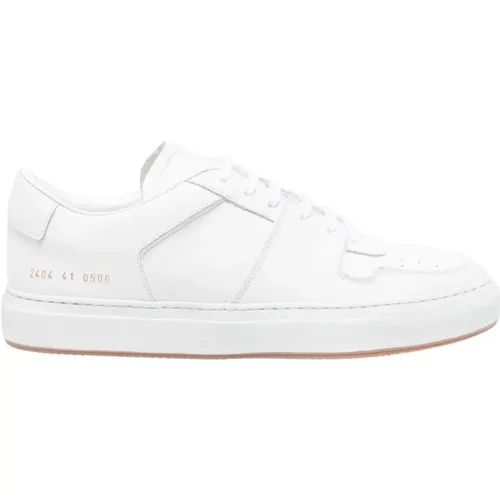 Weiße Low-Top-Court-Style-Sneaker , Herren, Größe: 44 EU - Common Projects - Modalova