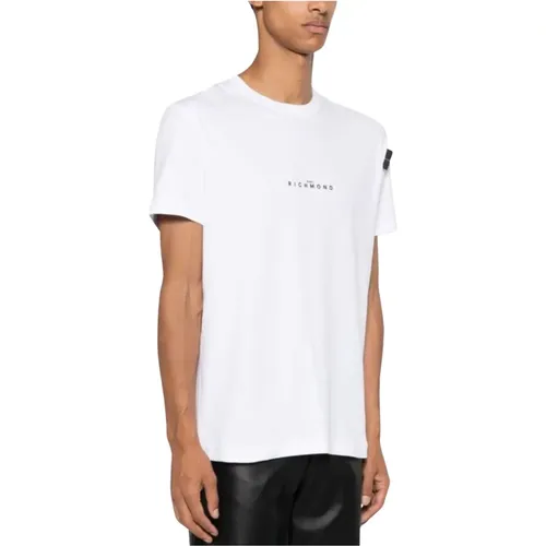 Herren Regular T-Shirt , Herren, Größe: XL - John Richmond - Modalova