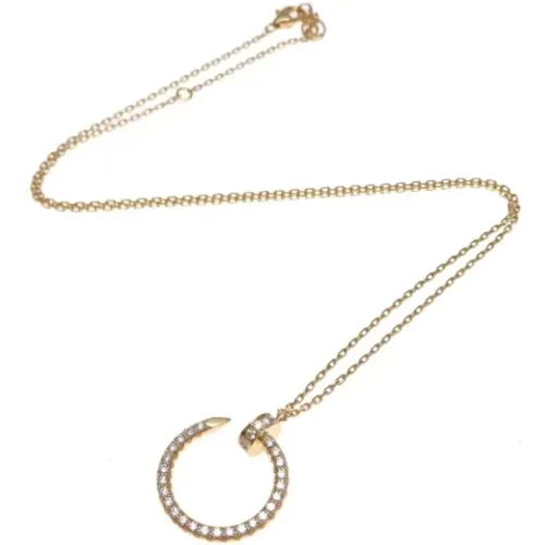 Pre-owned Jewellery, female, , Size: ONE SIZE Pre-owned Gold necklaces - Cartier Vintage - Modalova