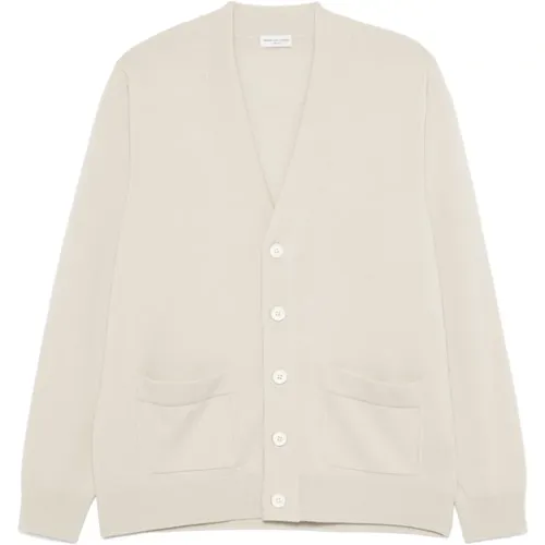 Cardigans, male, , Size: S Men's Ribbed Cardigan Jacket - Dries Van Noten - Modalova