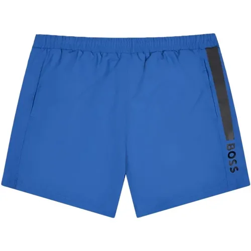 Beachwear, male, , Size: L Men's Dolphin Swim Shorts - Hugo Boss - Modalova