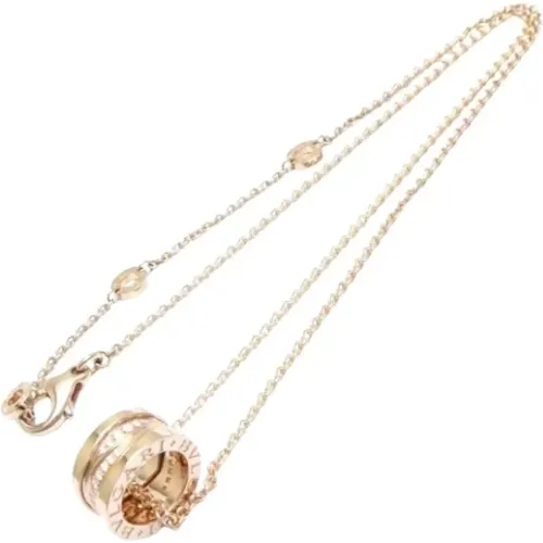 Pre-owned Jewellery, female, , Size: ONE SIZE Pre-owned Rose Gold necklaces - Bvlgari Vintage - Modalova