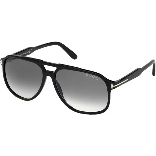 Sunglasses, male, , Size: 62 MM Smoke Shaded Sunglasses Raoul - Tom Ford - Modalova