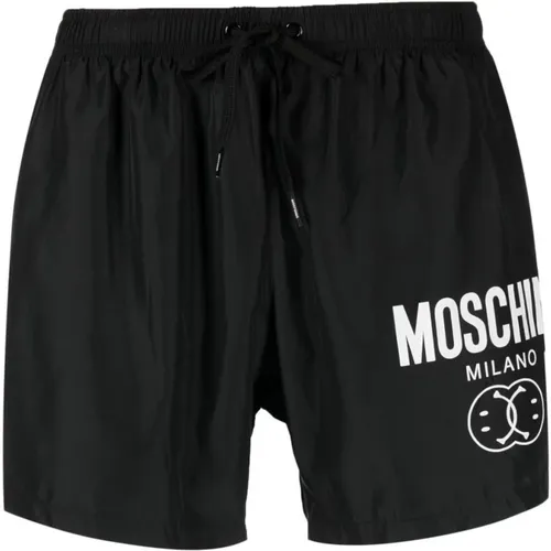 Beachwear, male, , Size: XL Beach Shorts - Moschino - Modalova