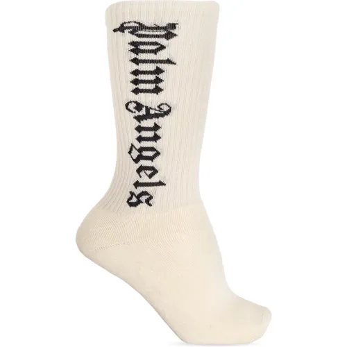 Socken mit Logo , Herren, Größe: L/Xl - Palm Angels - Modalova