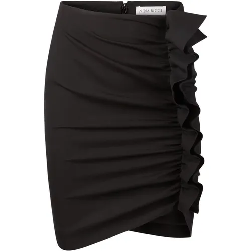 Draped Midi Skirt , female, Sizes: XS, 2XL, XL, 2XS, L, S, M - Nina Ricci - Modalova