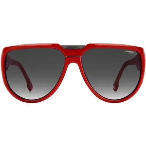 Rote Harz-Sonnenbrille mit UV-Schutz - Carrera - Modalova