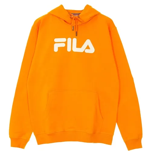 Hoodies, male, , Size: S Flame Kangaroo Hoodie Long Sleeve - Fila - Modalova