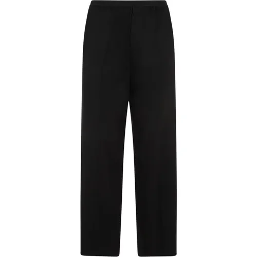 Wool Elastic Waistband Trousers , male, Sizes: L - Balenciaga - Modalova