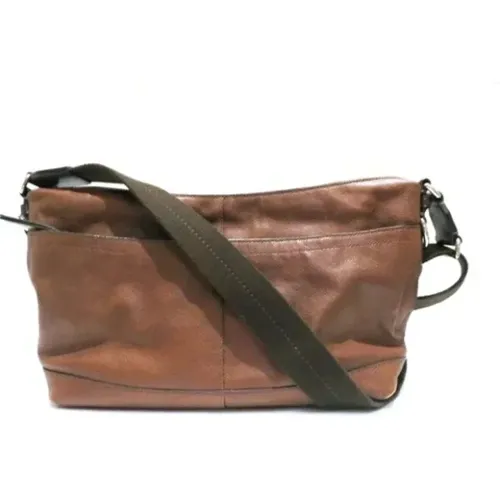 Pre-owned Cross Body Bags, female, , Size: ONE SIZE Pre-owned Leather shoulder-bags - Coach Pre-owned - Modalova