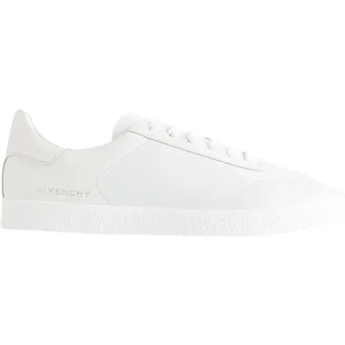 Weiße Leder Low Top Sneakers , Damen, Größe: 38 1/2 EU - Givenchy - Modalova