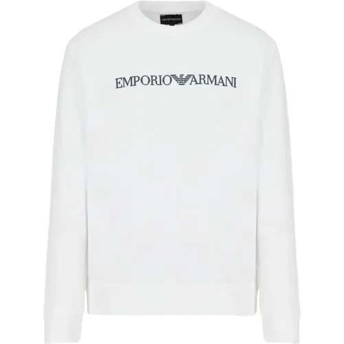 Crew Neck Sweatshirt , Herren, Größe: XL - Emporio Armani - Modalova