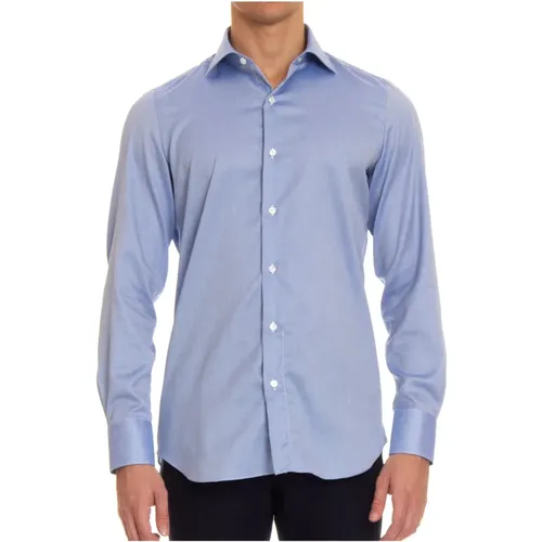 Neapolitan Crafted Slim-Fit Casual Shirts , male, Sizes: XL, M, L, 2XL - Finamore - Modalova