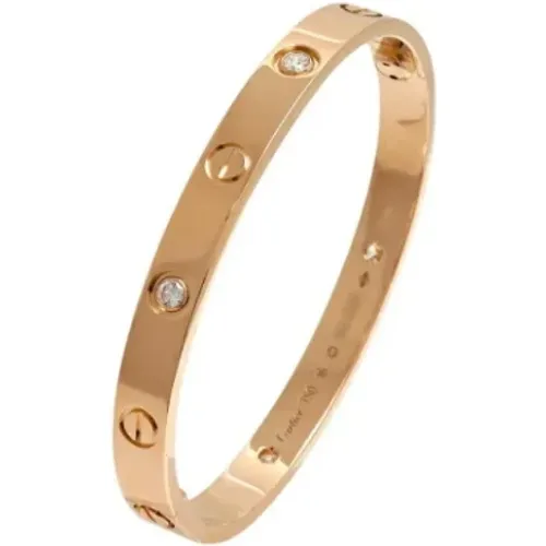 Pre-owned Jewellery, female, , Size: ONE SIZE Pre-owned Rose Gold bracelets - Cartier Vintage - Modalova