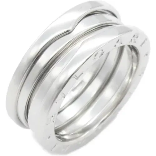 Pre-owned Jewellery, female, , Size: ONE SIZE Pre-owned White Gold rings - Bvlgari Vintage - Modalova