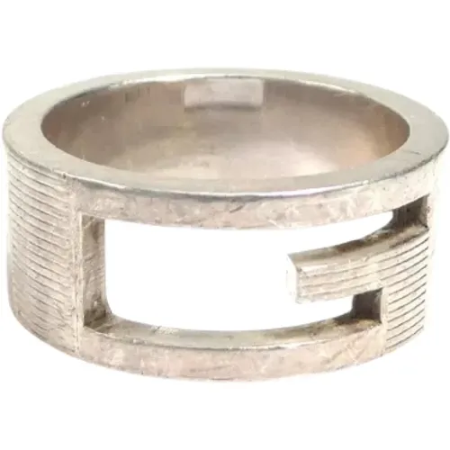 Pre-owned Silver rings , female, Sizes: ONE SIZE - Gucci Vintage - Modalova