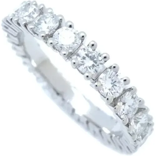 Pre-owned Jewellery, female, , Size: ONE SIZE Pre-owned Platinum rings - Cartier Vintage - Modalova