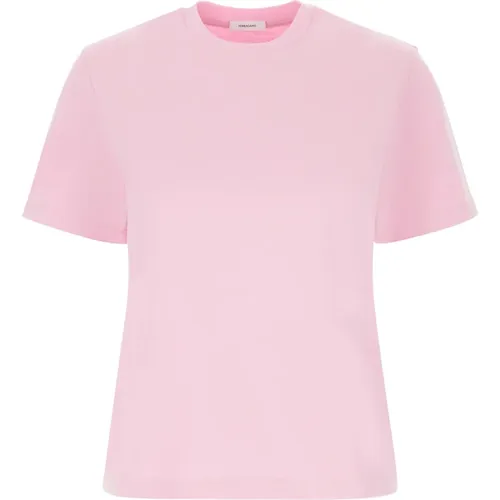 Casual Baumwoll T-Shirt , Damen, Größe: XS - Salvatore Ferragamo - Modalova