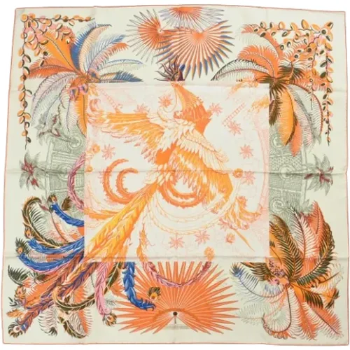 Pre-owned Scarves, female, , Size: ONE SIZE Pre-owned Silk scarves - Hermès Vintage - Modalova