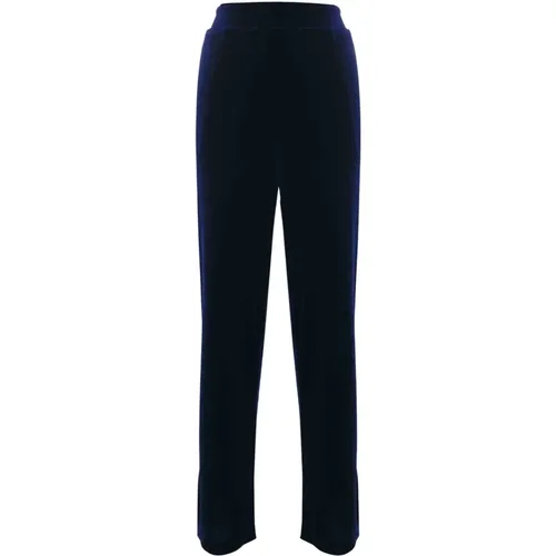 Bequeme Velvet Straight Hose , Damen, Größe: L - Kocca - Modalova