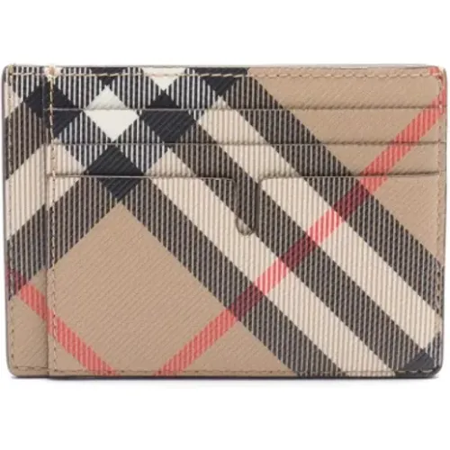 Pre-owned Wallets, female, , Size: ONE SIZE Pre-owned Coated canvas wallets - Burberry Vintage - Modalova