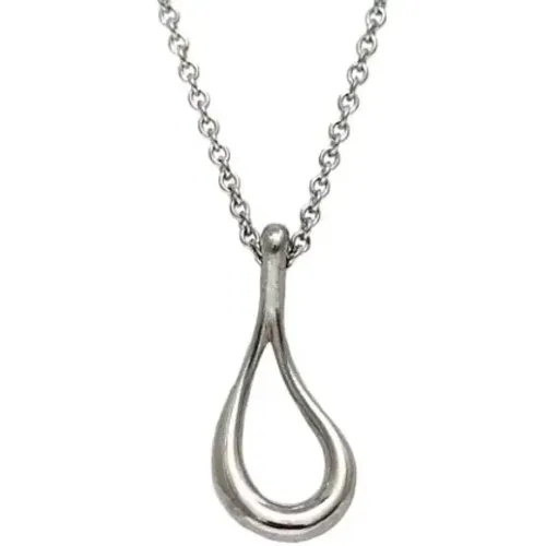 Pre-owned Jewellery, female, , Size: ONE SIZE Pre-owned Silver necklaces - Tiffany & Co. Pre-owned - Modalova