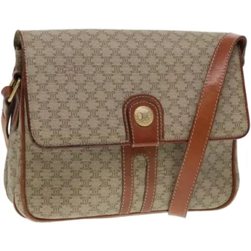 Pre-owned Cross Body Bags, female, , Size: ONE SIZE Pre-owned Canvas celine-bags - Celine Vintage - Modalova