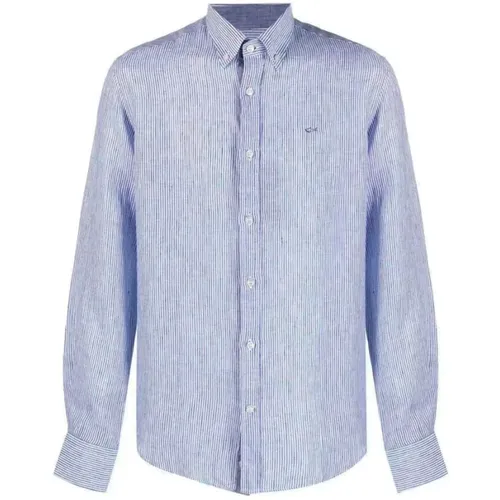 Linen Shirt - Model 23413106J , male, Sizes: L, 6XL - PAUL & SHARK - Modalova