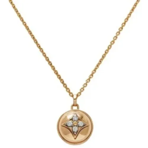 Pre-owned Jewellery, female, , Size: ONE SIZE Pre-owned Rose Gold necklaces - Louis Vuitton Vintage - Modalova