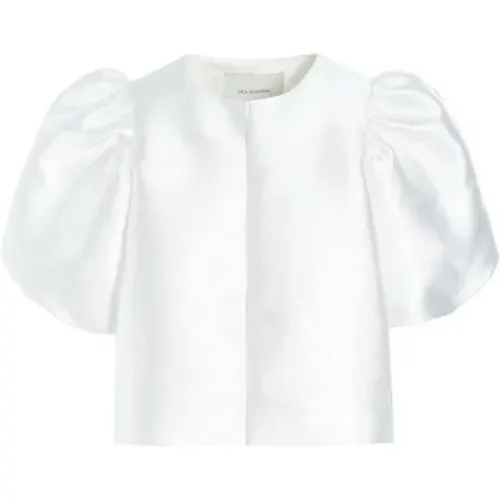 Cropped Taffeta Jacket - , female, Sizes: XS - Dea Kudibal - Modalova