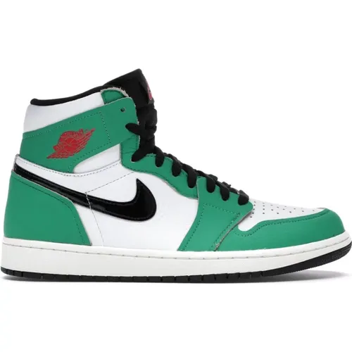 Grüne Retro High Sneakers , Damen, Größe: 38 EU - Jordan - Modalova