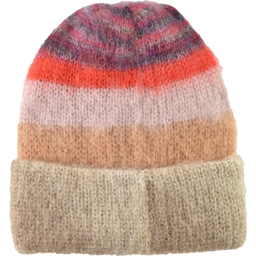 Beanies, female, , Size: ONE SIZE Mohair Wool Blend Knit Hat - Missoni - Modalova