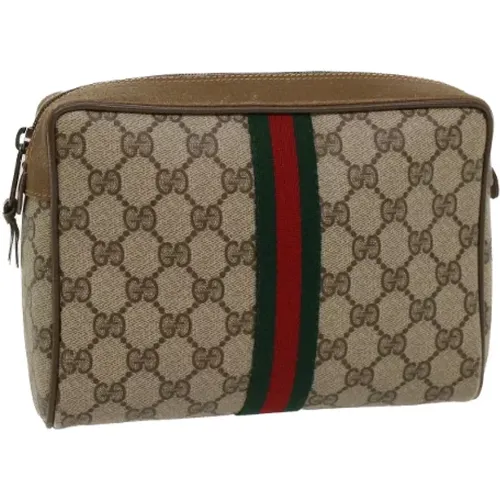 Pre-owned Canvas clutches , female, Sizes: ONE SIZE - Gucci Vintage - Modalova