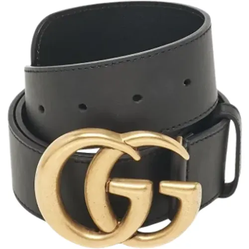 Pre-owned Belts, female, , Size: ONE SIZE Pre-owned Leather belts - Gucci Vintage - Modalova